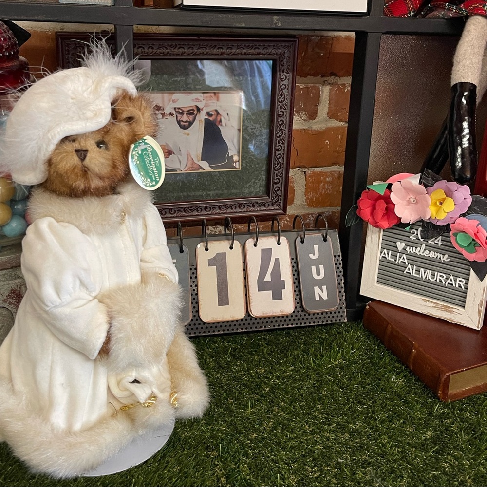 Victoria Bear from The Bearington Collection 14 Inch Plush Bear Elegant